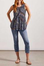 Spice'' color fitted capris by Tribal #1216 2020
