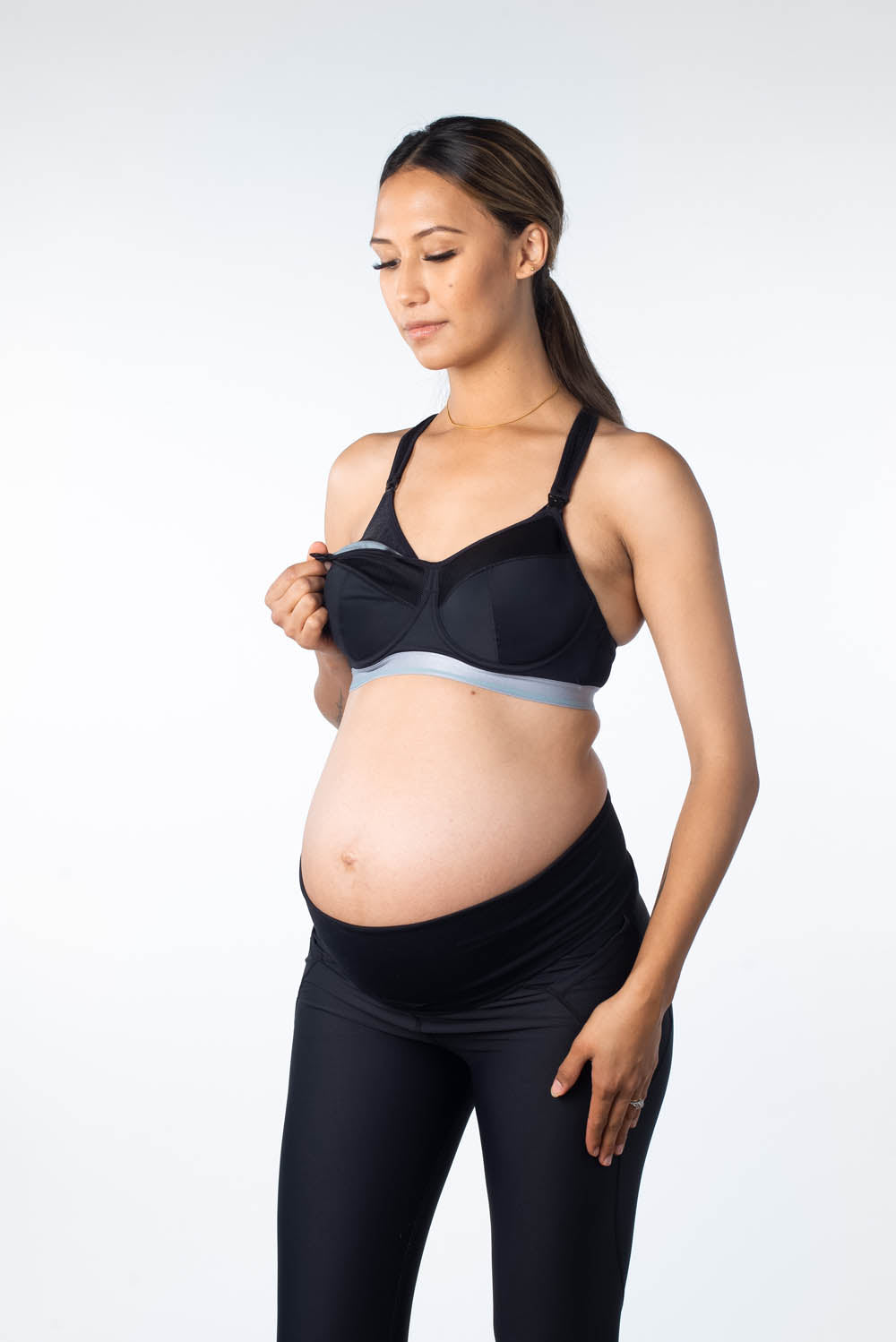 Hotmilk Reactivate Maternity Sports Bra – Black - Sports Bras Direct