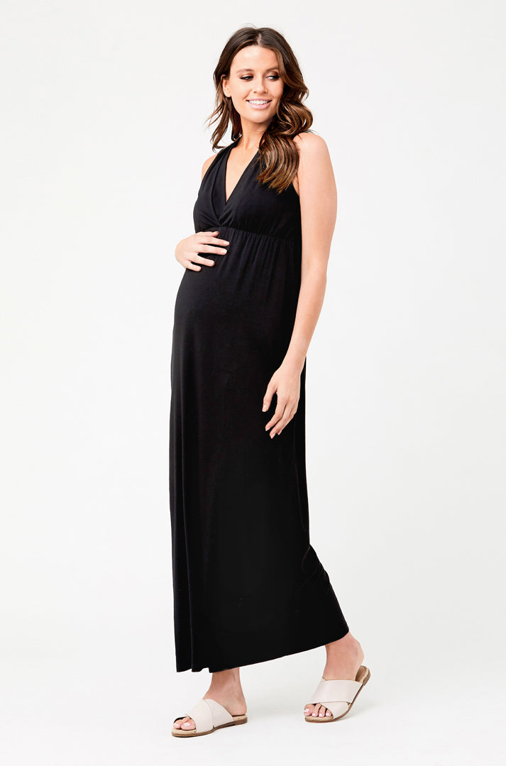 Ripe Maternity Ripe Maternity, Tilly Rib Dress in Black