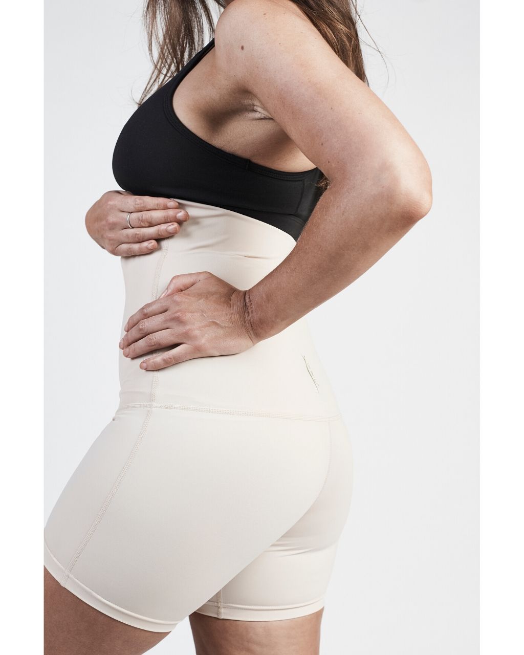 SRC Recovery Shorts - Mini - Champagne - Little Miracles Maternity Wear