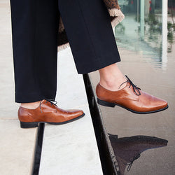 Brown Oxford Shoes – Katz And Birds