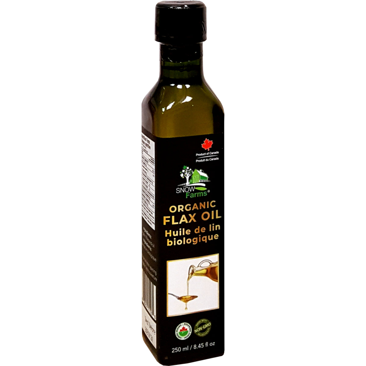 Snow Farms Organic Cold Pressed Flax Seed Oil 250ml Oil Wholesale Health Food