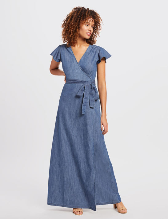 casual chambray dress