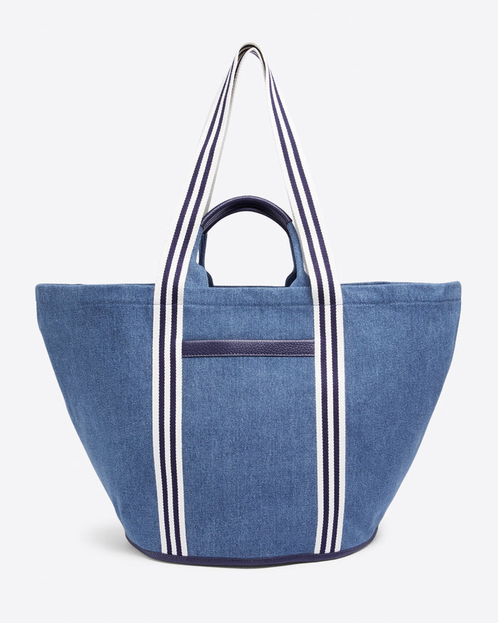 Large Tote in Denim – Draper James