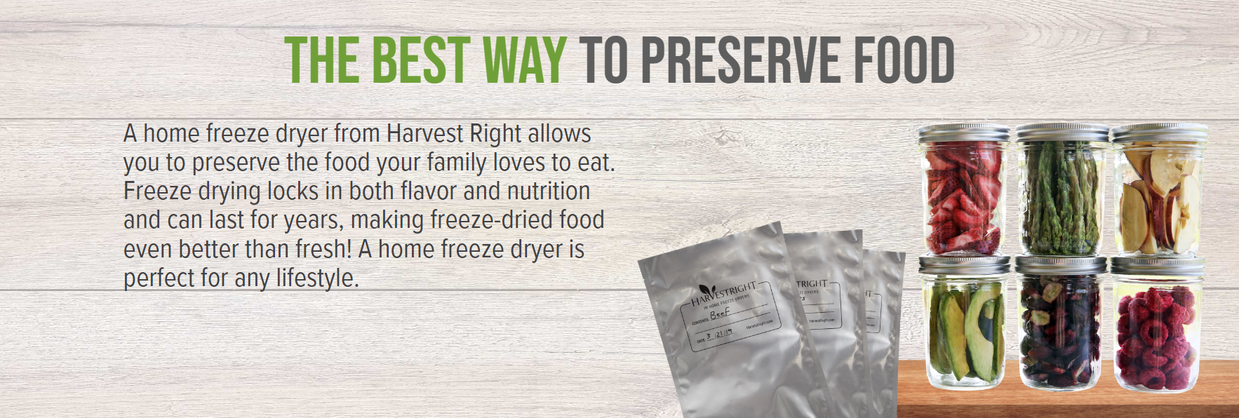 Harvest Right Home Freeze Dryers - The best way to preserve food