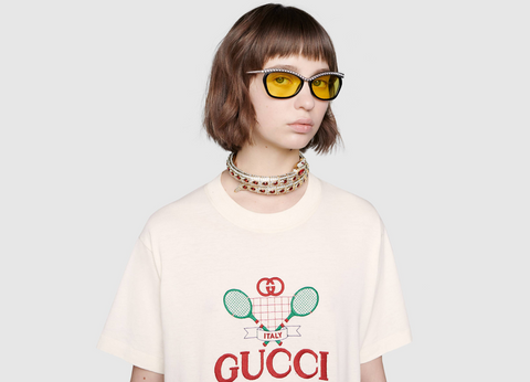 見つけた人ラッキー！ Gucci S Tシャツ/カットソー(半袖/袖 tennis t