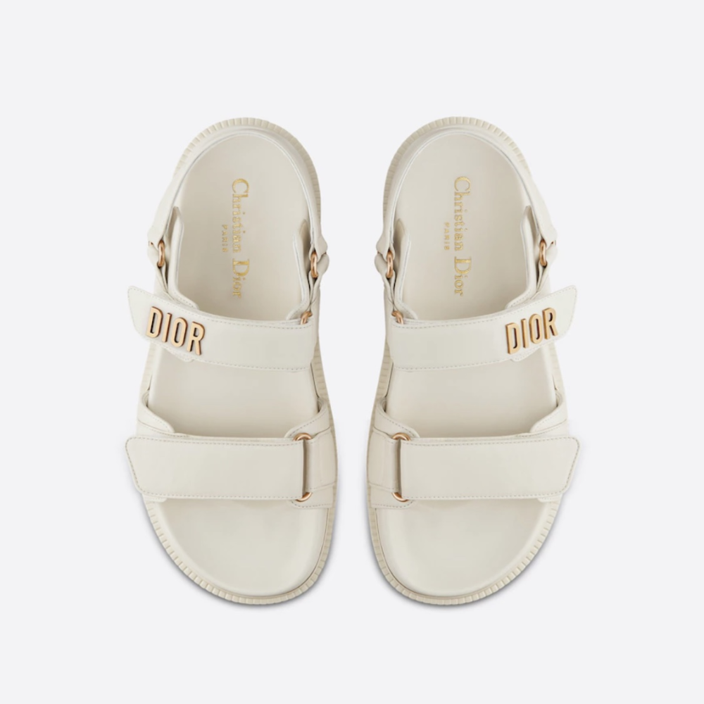 DIOR / 디올 액트 벨크로 여성 샌들 화이트 DiorAct Sandal – 비파운드