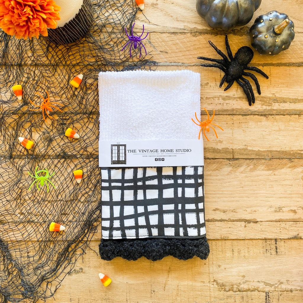 Vintage Inspired Kitchen Towels - Black Stripes – Snuggly Monkey