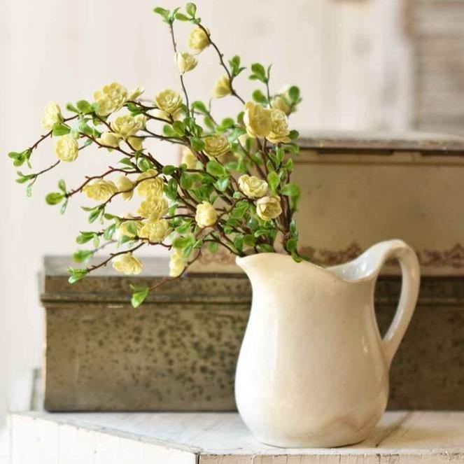 GORGEOUS SMALL PITCHER/ ELABORATE HANDLE & SPOUT/ PASTEL FLORAL