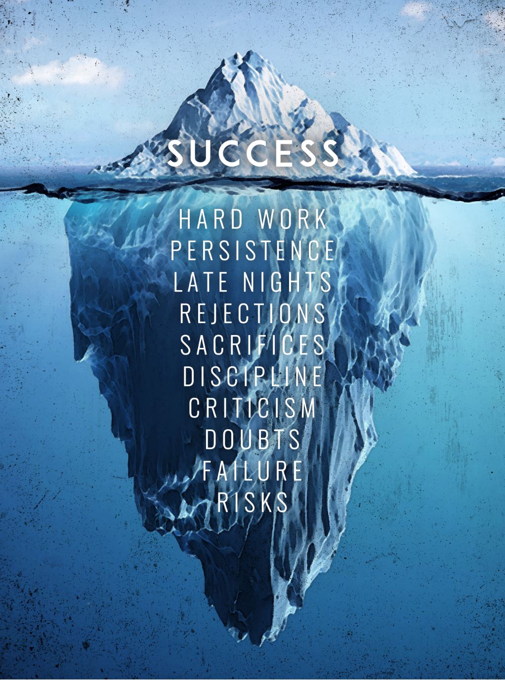 Iceberg Quote - Inspire On Twitter Success Is An Iceberg Quote Hardwork ...