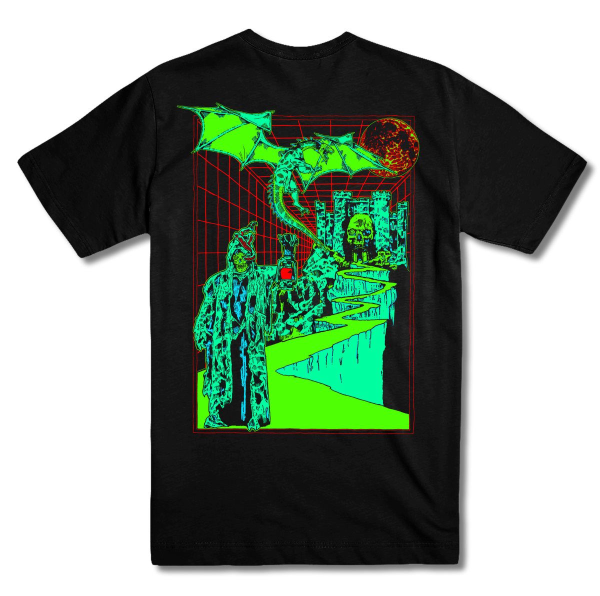 Occult Electronics T-Shirt (Neon) Illustration by Funeral French ...