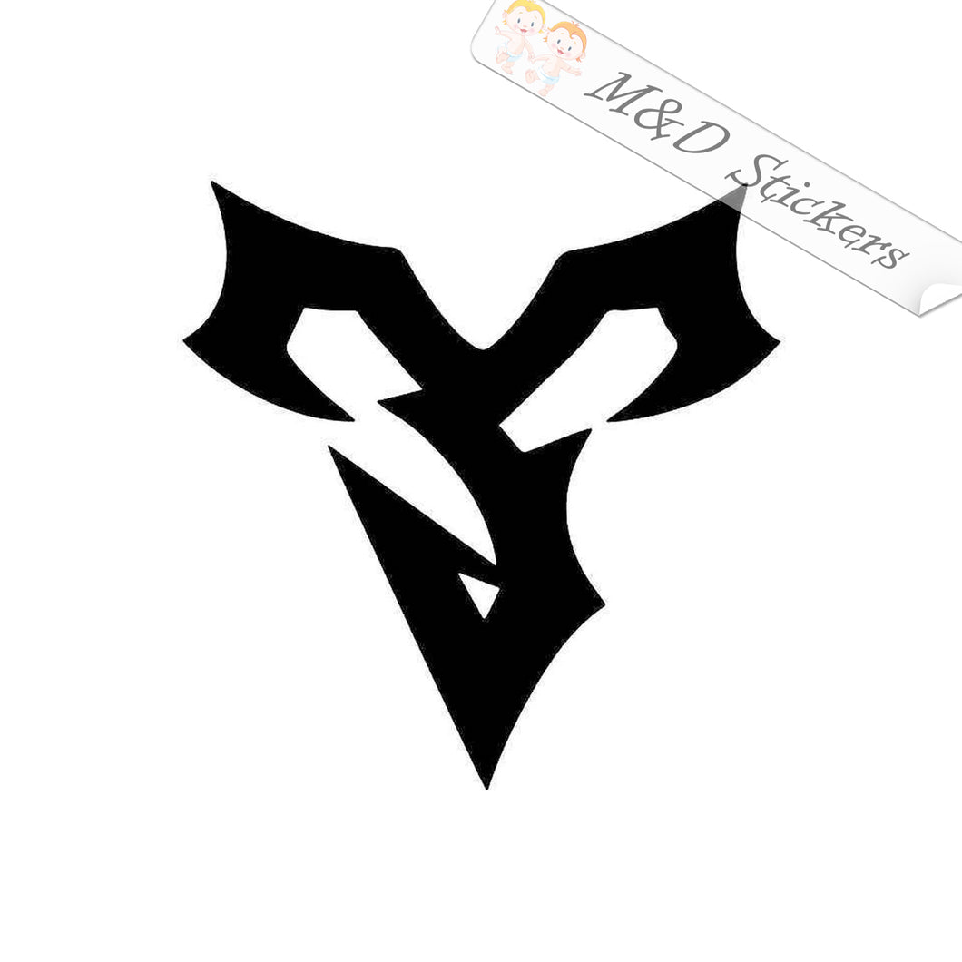 2x Final Fantasy X Tidus Logo Video Game Vinyl Decal Sticker Different colors & size for Cars/Bikes/Windows