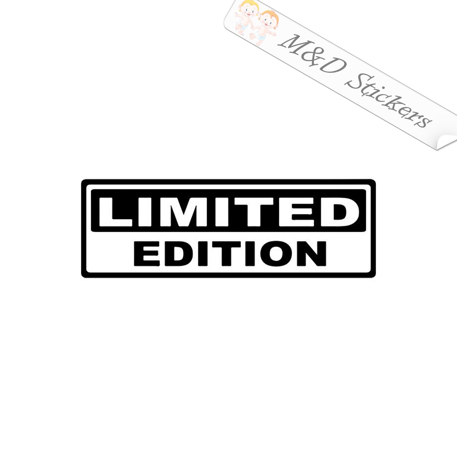 Effectiviteit Versterker Kapel 2x Limited Edition Vinyl Decal Sticker Different colors & size for Car –  M&D Stickers