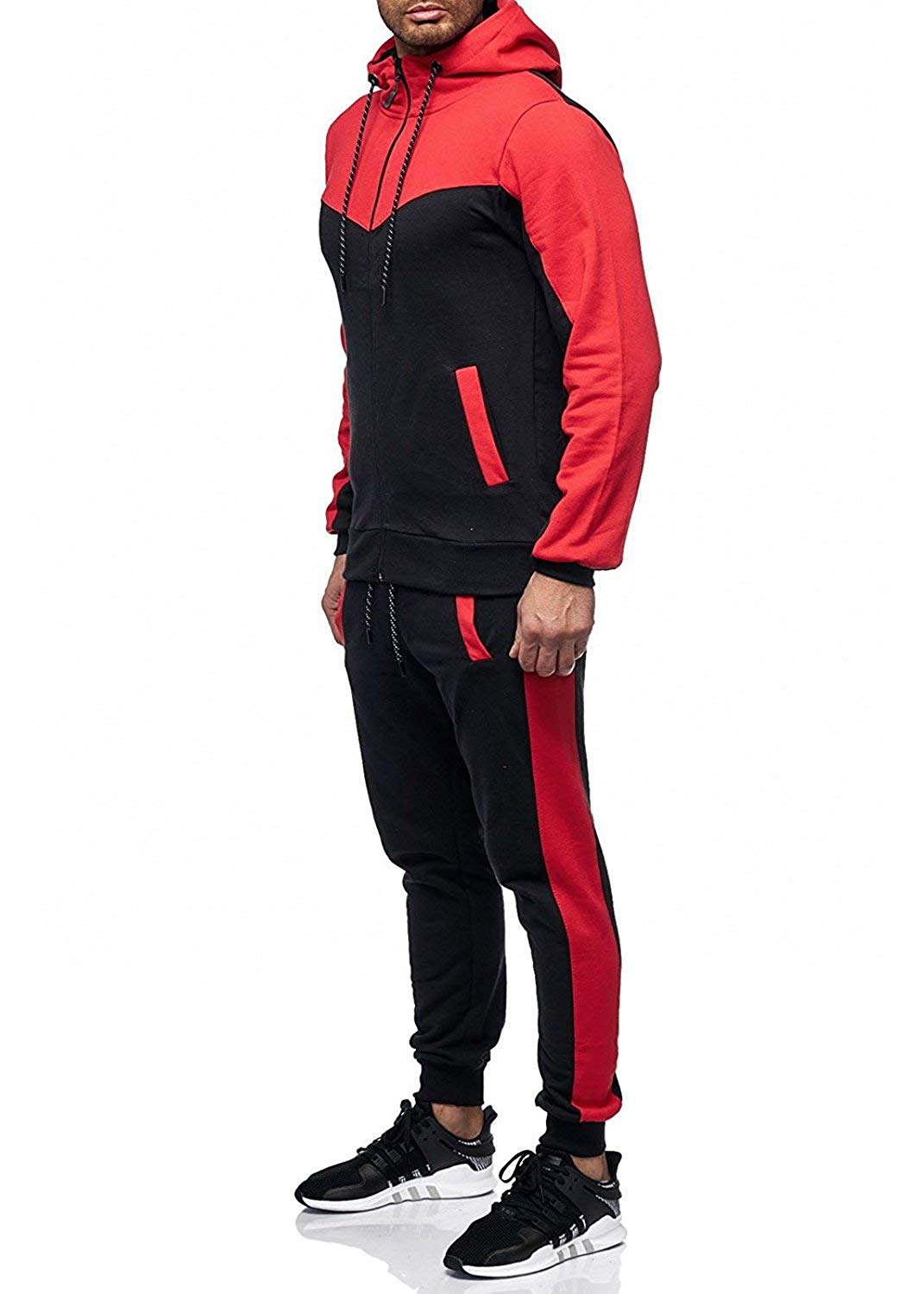 mens tracksuit bottoms with zip pockets