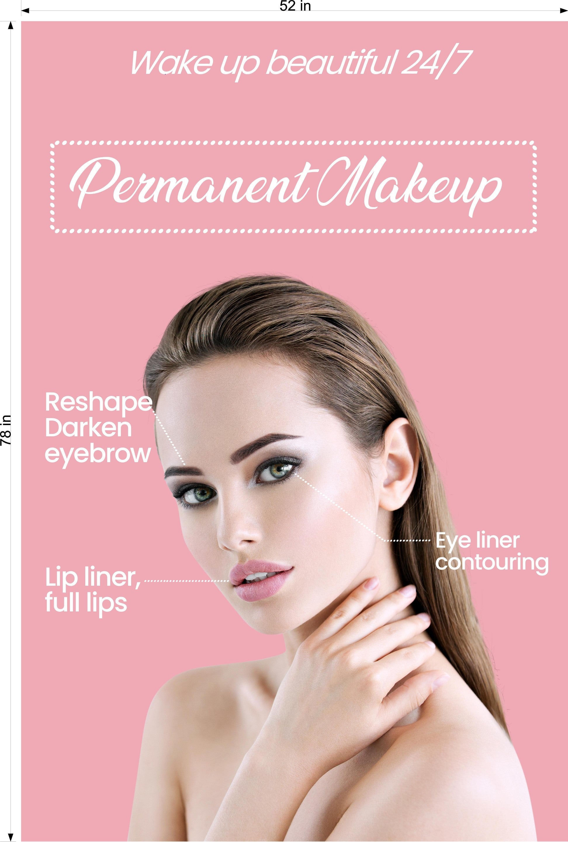 Permanent Perforated Windows Makeup | NAILSIGN.com – Nail Signs