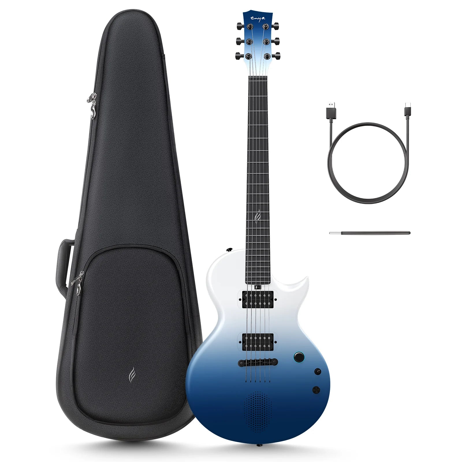 Enya Nova Go Sonic, White Electric Guitar – Enya Music UK