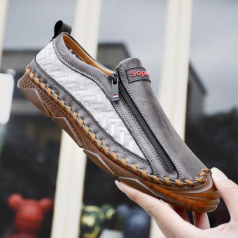 Men Leather Casual Moccasins Loafers