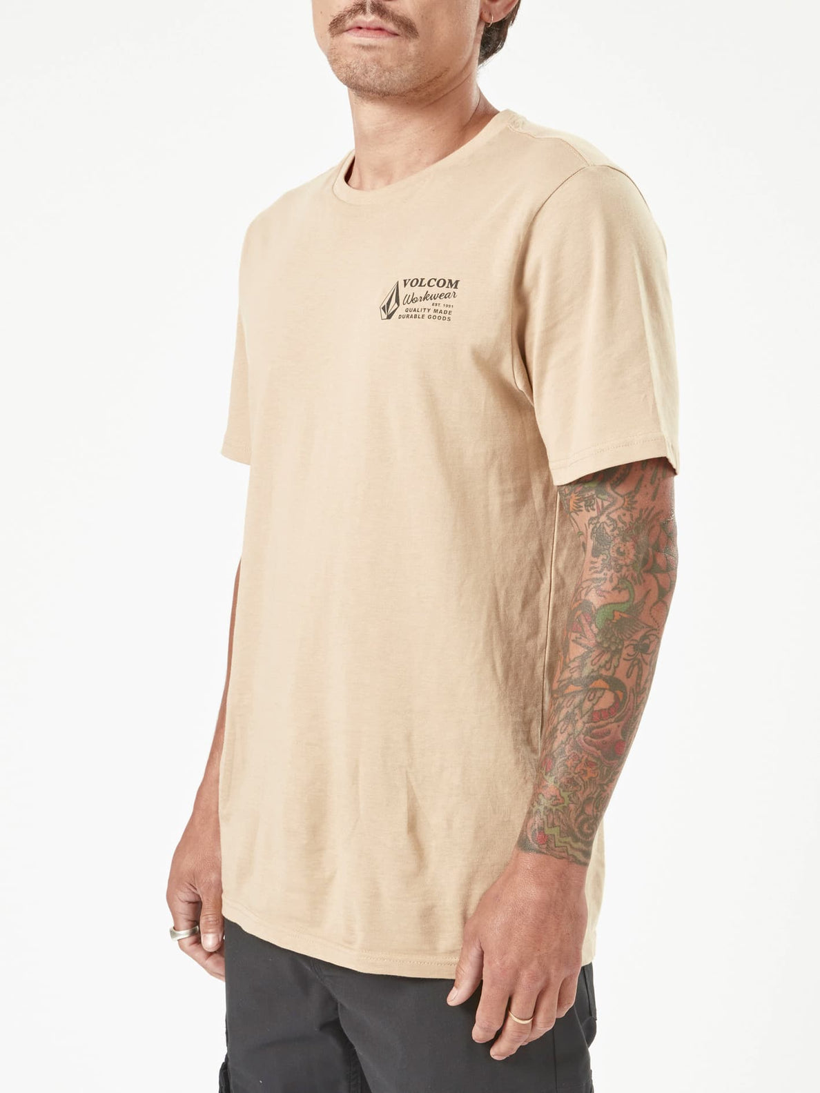 VOLCOM WORKWEAR MENS SHORT SLEEVE TEE - GRAVEL – Volcom Japan