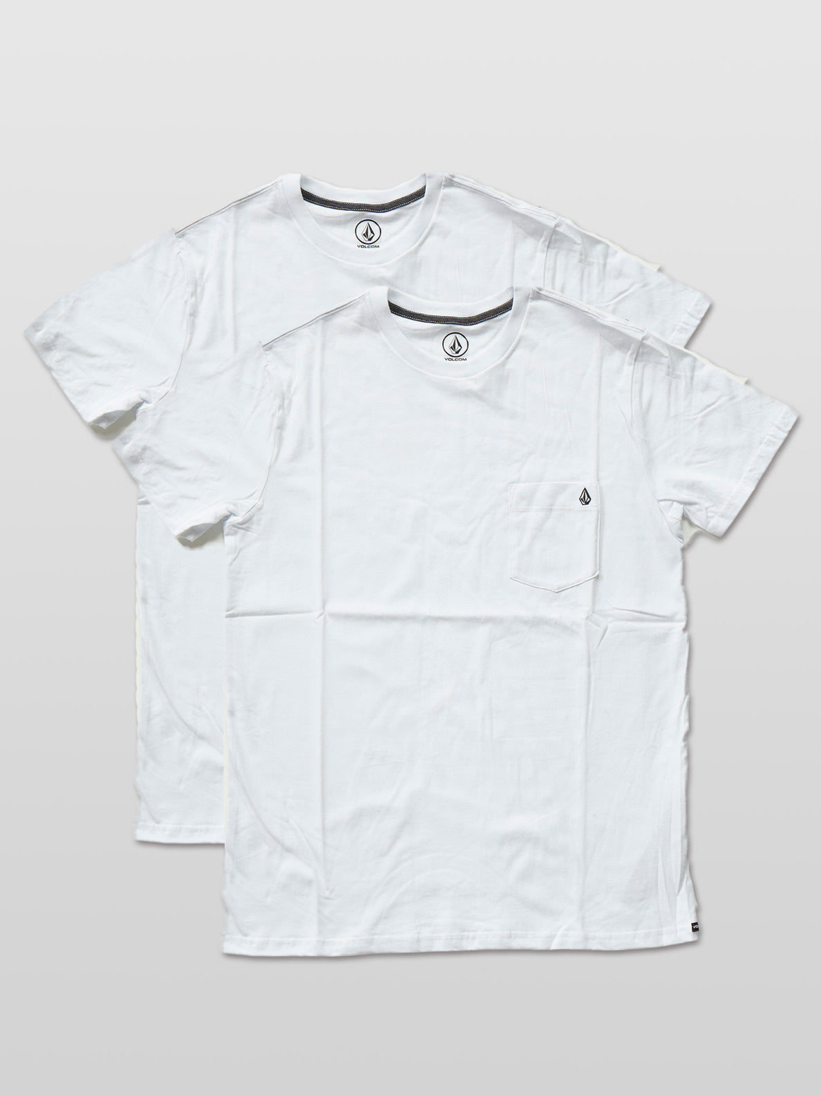 Solid Pkt Short Sleeve 2Pack - White – Volcom Japan