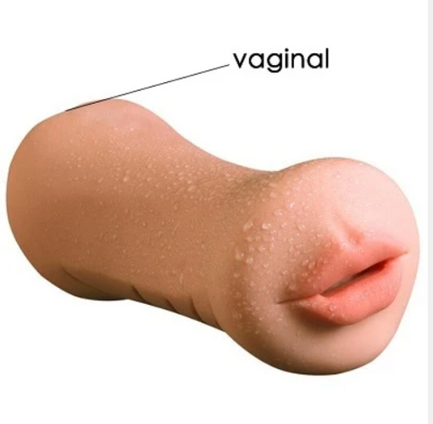 Bouche réaliste avec langue, masturbateur vaginal anal