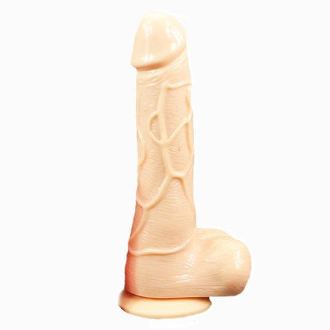 DILDO CON VENTOSA FLEXIBLE VIBRADOR DE SILICONA DE 6 PULGADAS