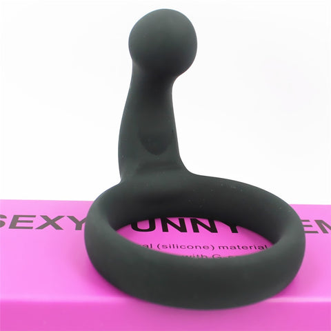 TIME DELAY 4.5CM SILICONE SMOOTH COCK RING