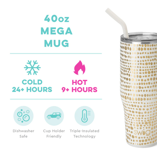 40 oz Mega Mug with Handle - Peak Season – Sugar Babies Children's