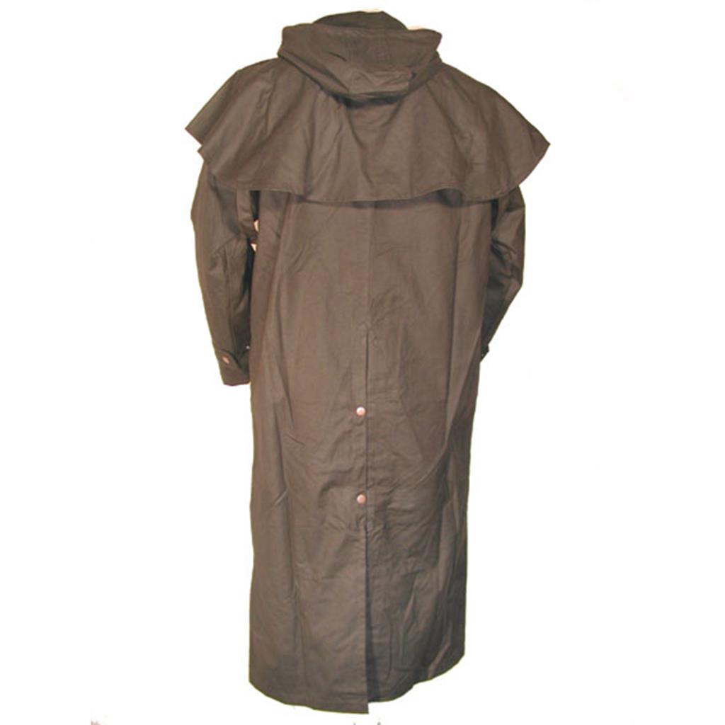 Hooded Storm Coat in Brown - Kakadu Traders Australia