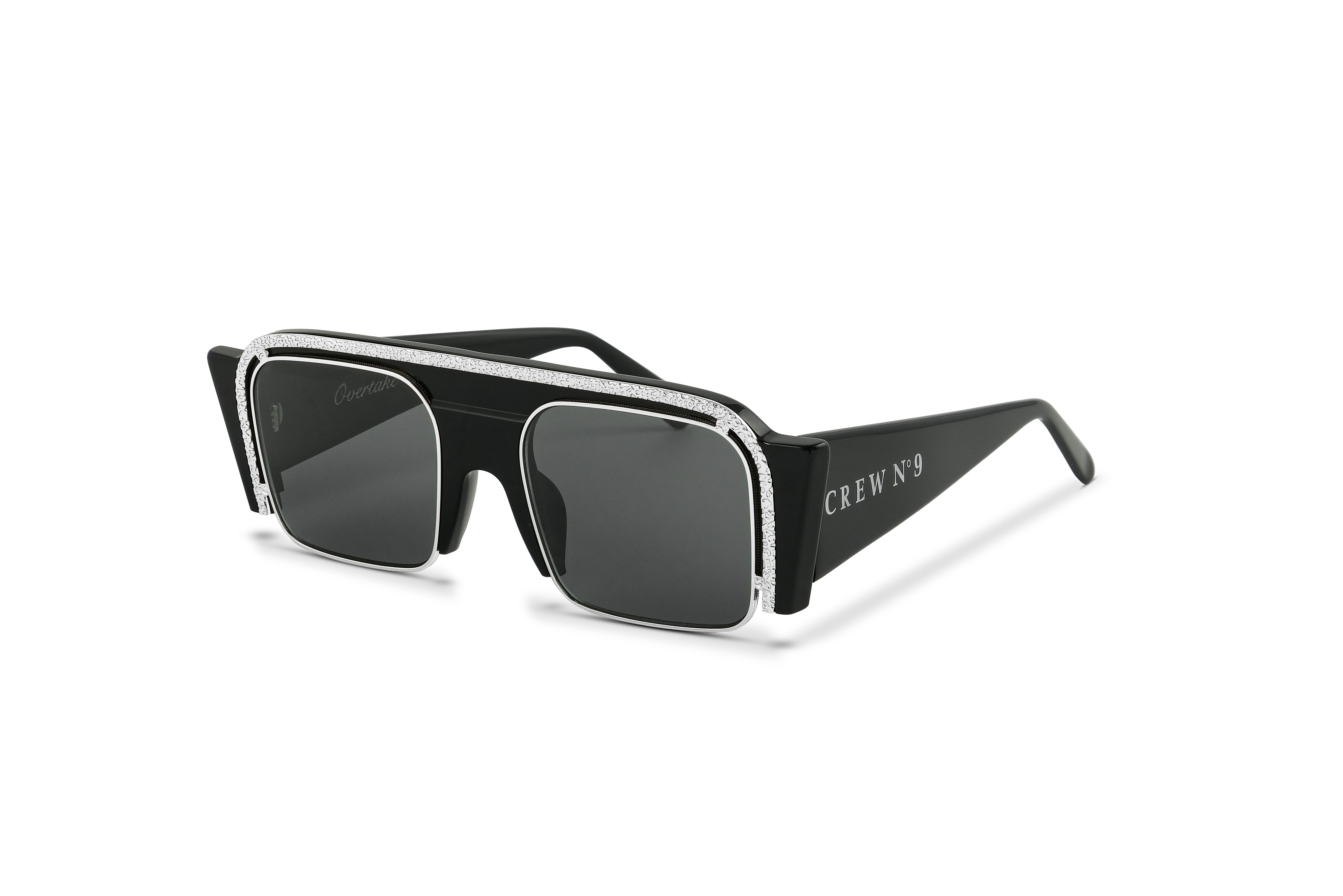 OVERTAKE BLACK SILVER SUNGLASSES - CREW No 9