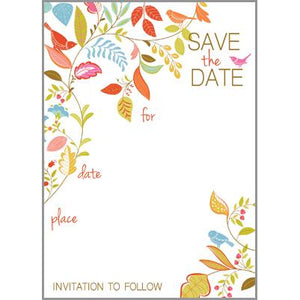Fill-In Invitation - Save the Date