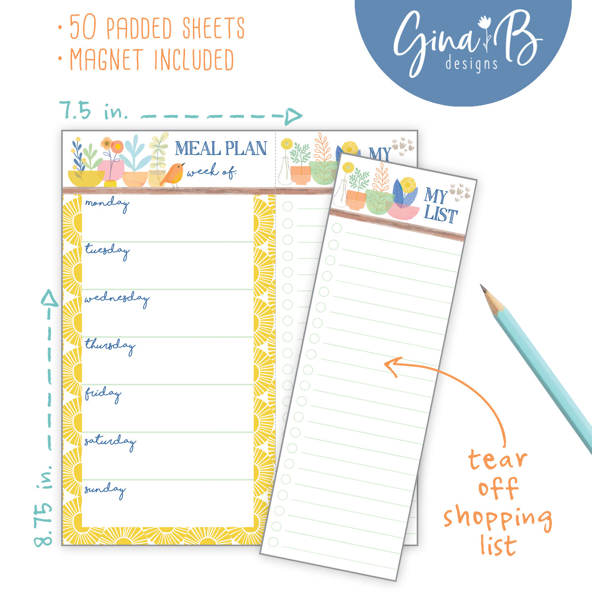 meal planner pad