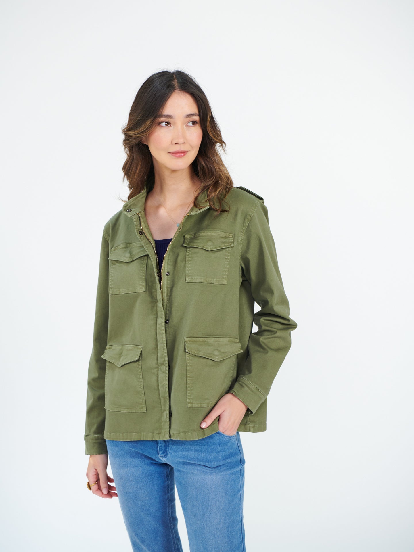 Monica cotton utility jacket – NRBY