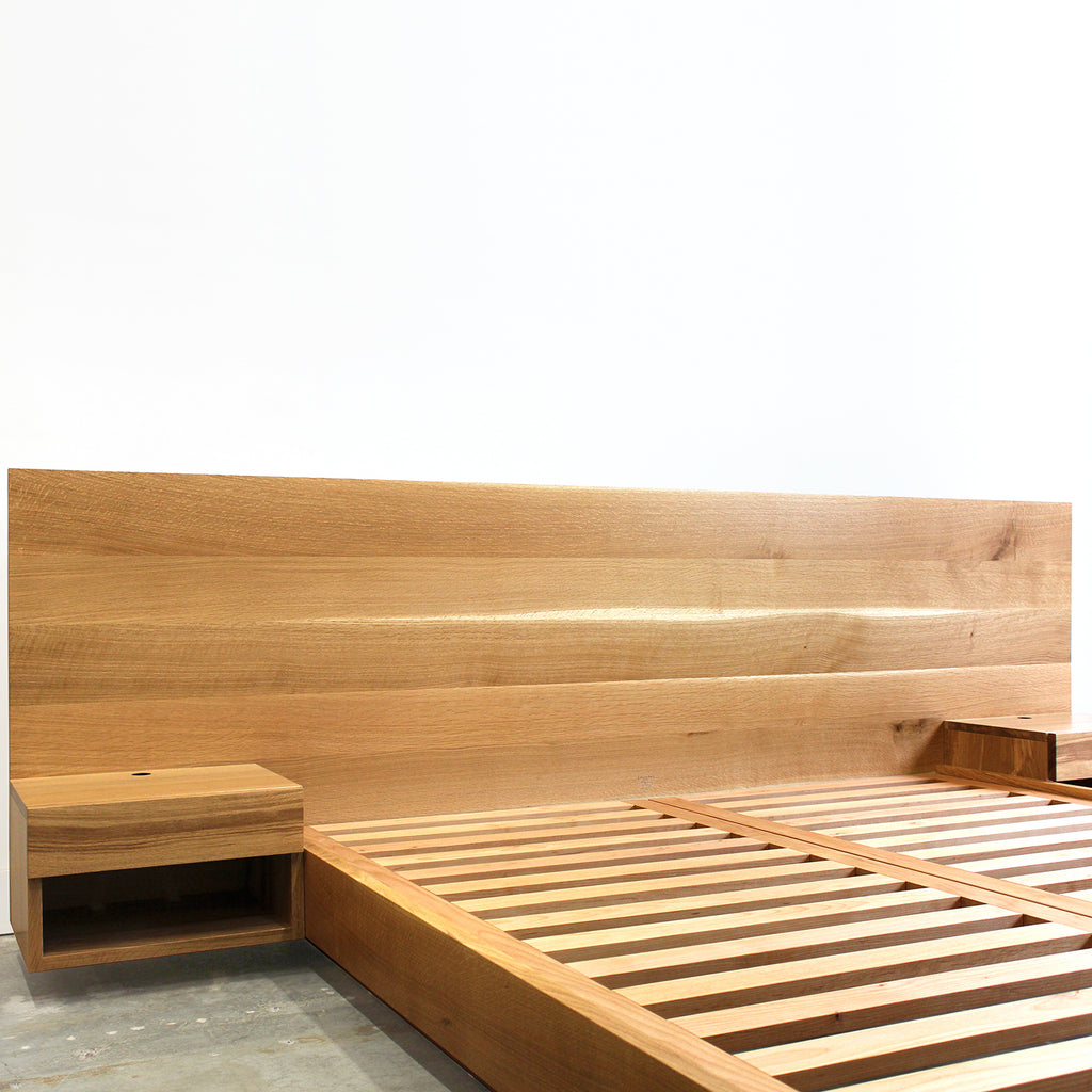 Chadhaus Chadhaus Hanko Plinth Bed With Side Tables Made In Seattle Usa