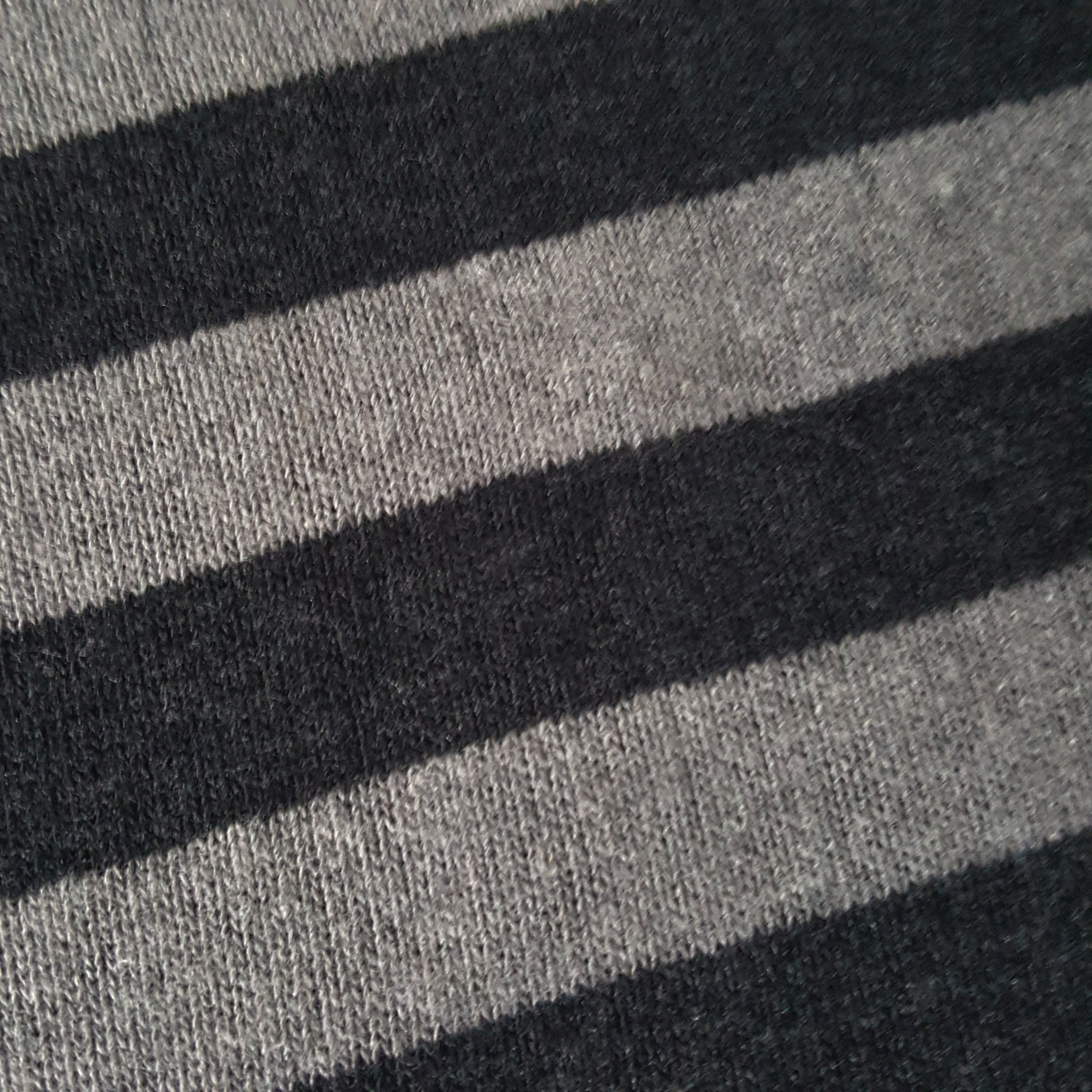 Grey Stripe Sweater Knit Fabric – Pin & Sew