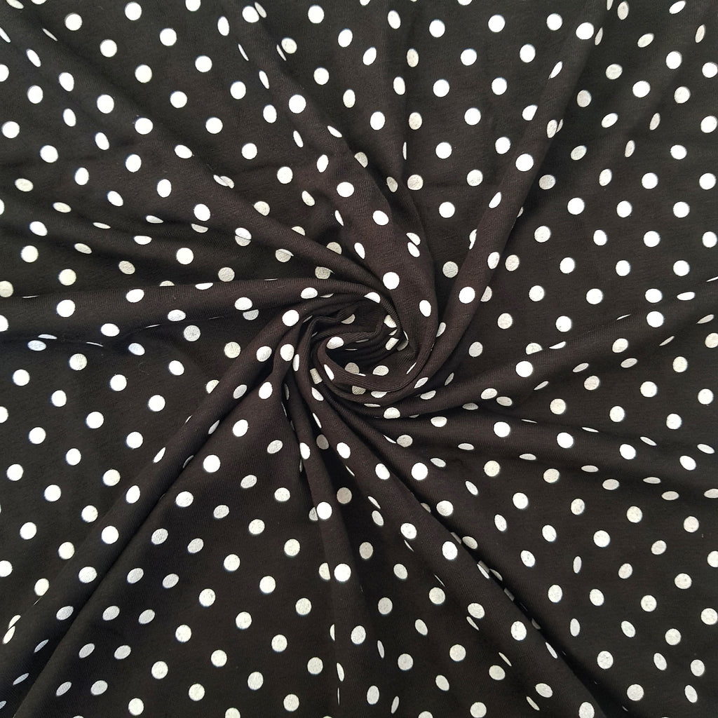 polka dot knit fabric