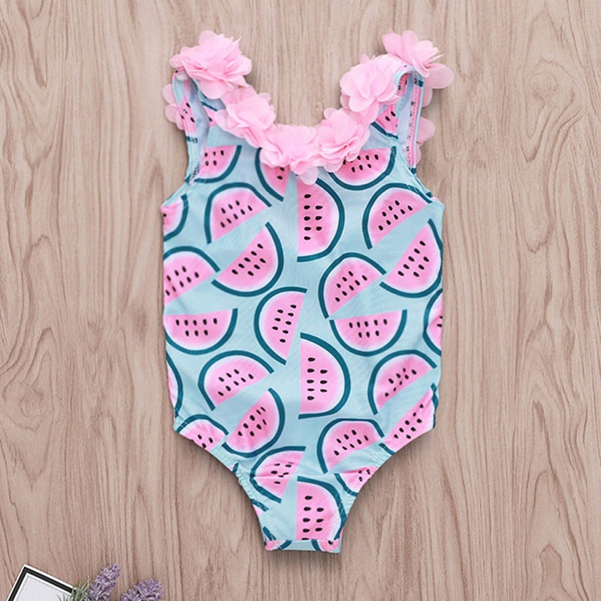 Baby Girl Floral One-Piece Backless Bikini - Cutesy Cup | Baby ...