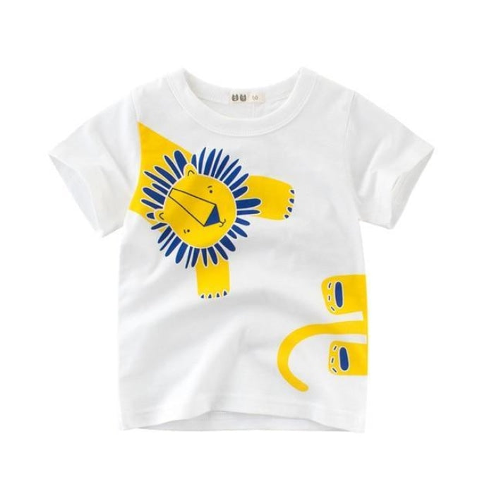 Cute Lion Cartoon T-shirt Kids Unisex - Cutesy Cup | Baby & Toddler ...