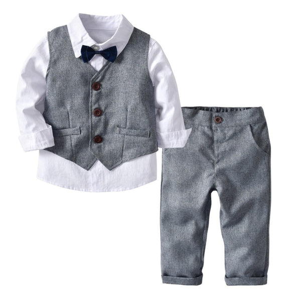 Elegant Grey Suit set for boys - Cutesy Cup | Baby & Toddler Clothing ...