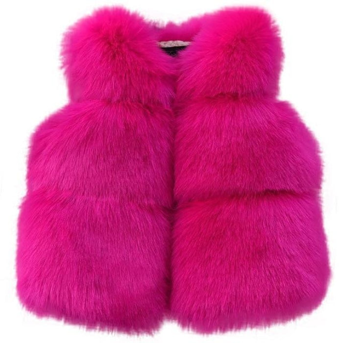 Faux Fur Rabbit Ears Winter Coat for Girls - Cutesy Cup | Baby ...