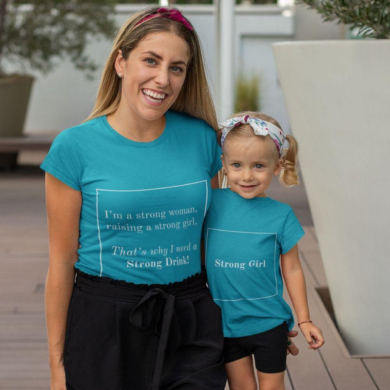 Matching Mommy & Me Strong Woman T-Shirt - Cutesy Cup | Baby & Toddler ...