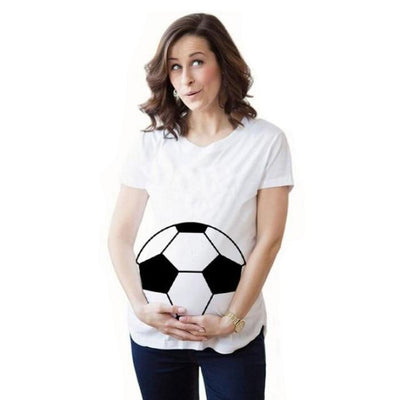 Maternity & Breastfeeding Cotton T Shirt with Fun Prints - Cutesy Cup ...