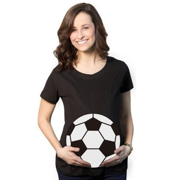 Maternity & Breastfeeding Cotton T Shirt with Fun Prints - Cutesy Cup ...