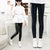 Solid Color PU Leather Leggings Pants for Girls