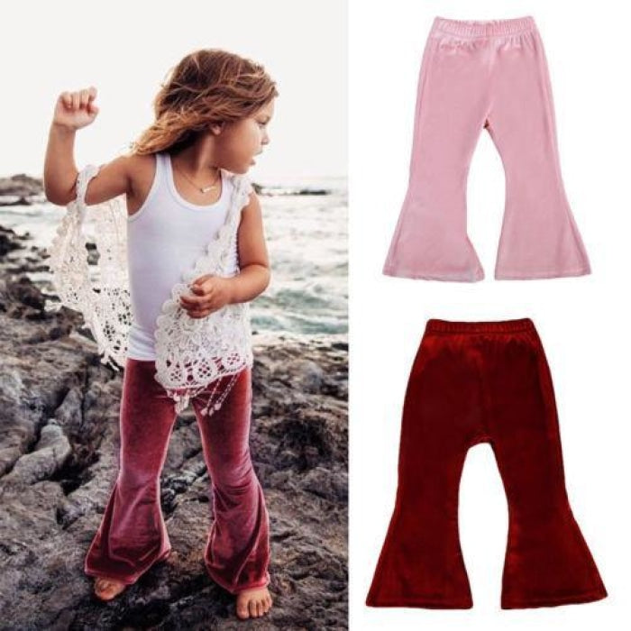 bell bottom pants for little girls