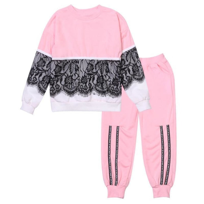 Trendy Pink 2 Pc Clothing Set for Girls