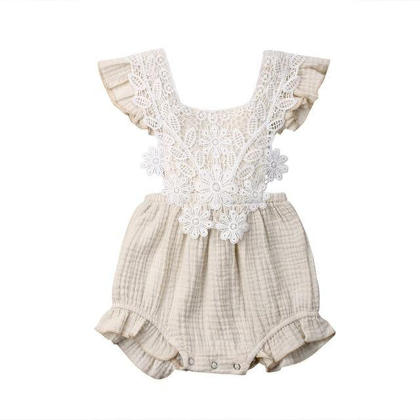 Vintage Style Lace Romper Toddler Girl - Cutesy Cup | Baby & Toddler ...