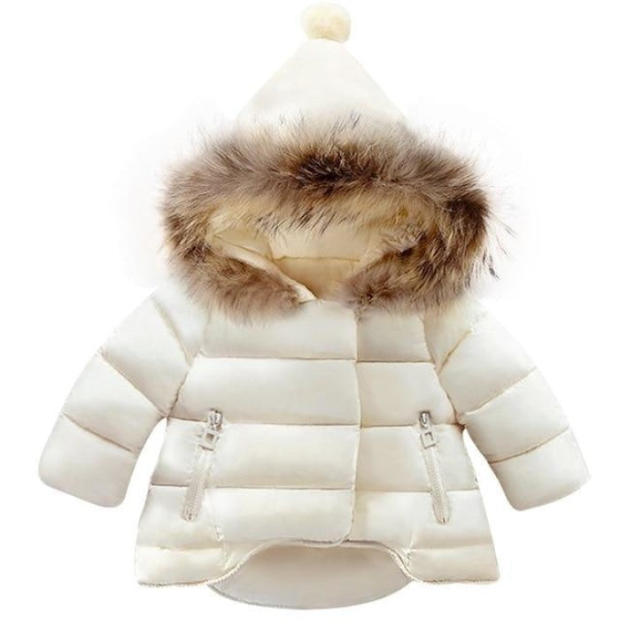 Warm Fluffy Winter Fleece jacket for Girls - Cutesy Cup | Baby & Kids ...