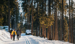 Wanderung im Winter mit Verein oder Mannschaft