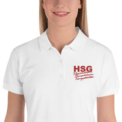 HSG Rü/Bau/Kö Handball Logo Polo Shirt für Damen