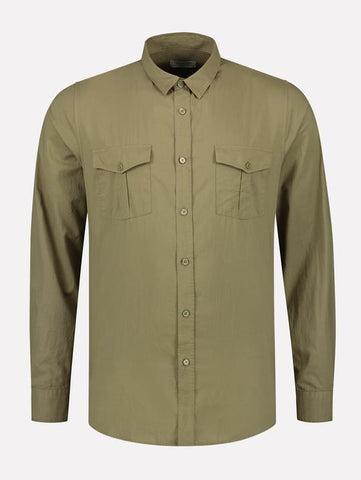 Army Green Voile Shirt